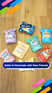 GEA BABY Kantong Asi Safari & Mammal Edition 120mL 1 box isi 30pcs || Kantong Asi || Breast Milk Storage Bag