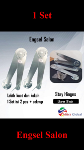 Engsel Salon Jendela 9 Inch & Engsel Sikutan Jendela