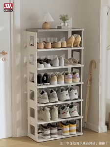 Easyhome.sg DF025/27 Doorway Shoe Rack / Storage Organizer Shelf / Stackable / Built and Design to own space BTO