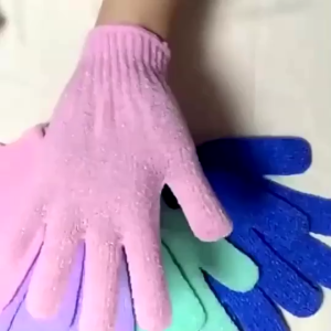 Sarung Tangan Mandi Scrub Scrubber Exfoliating Tubuh Pijat Termurah