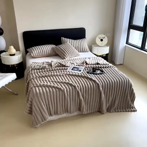 ผ้าห่มขนกระต่าย ผ้าห่มสักหลาด นุ่มพิเศษ ผ้าห่มคลุมไหล่ เตียงเดี่ยว ควีน คิง ผ้าห่มอเนกประสงค์ สามารถใช้สำหรับผ้าห่มนอนกลางวันเบาะโซฟา