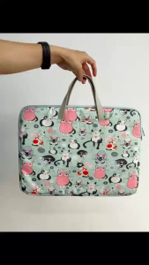 TTSM Laptop Bag for Woman 14/15 6 inchs Sling Laptop Tote Bag with Compartment Waterproof Cartoon Shoulder Bag
