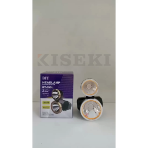 Kiseki Senter Kepala BT-699L 15W+25W 2 Lighting Mode Cahaya Putih dan Kuning