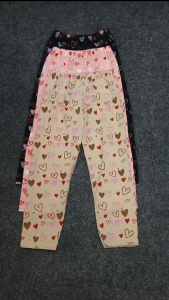 Celana Legging Panjang Anak Perempuan Sablon Fullprint Bunga usia 3-14 Tahun