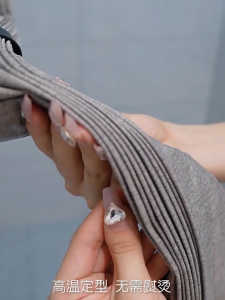 Magnetic shower curtain rod set Foldable Shower Curtain Space Save Bathroom Curtain pole Warm Partition Curtain Folding Waterproof Imitation Linen Curtain