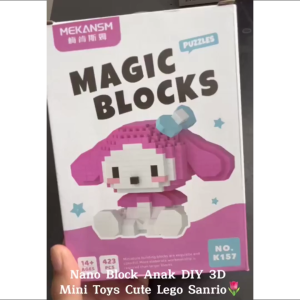 TAIYO Mainan Bricks Magic Blocks Besar Sanrio 3D Karakter Balok Susun Block Nano Blok Model Puzzle