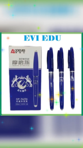 Hộp 12 cây bút gel xoá được AODEMEI GP-34236 / 34236 tẩy 2 đầu ngòi 0.5mm mực xanh