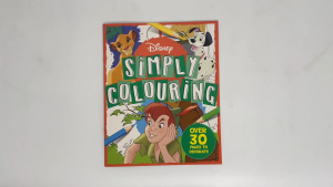 Disney Simply Colouring Book For Kids To Color With Bambi Dumbo Pinocchio