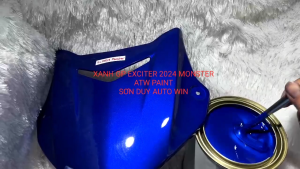 Sơn màu xanh GP exciter 2024 monster - Sơn 2k (4:1) Lon 500g