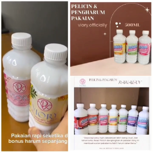 Pelicin & Pengharum Pakaian Viory 500 ml Pewangi Laundry Original