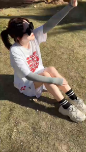 Găng tay chống nắng cao cấp nam nữ Ống tay thể thao XTEP chặn tia cực tím mềm mịn mát mỏng nhẹ