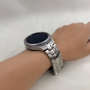 No Gaps Strap For Samsung Galaxy Watch 7 40mm 44mm Luxury Men Stainless Steel Strap galaxy Watch 6/6 Classic 43mm 47mm 40mm 44mm Curved End Metal Band