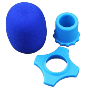 Mic Holder Ring set Mikrofon Gelang Anti Roll Anti Slip Microphone Holder Ring Cover Pelindung Busa