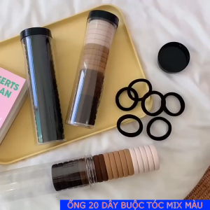 ỐNG 20 DÂY BUỘC TÓC MIX MÀU MẪU NGẪU NHIÊN