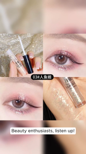 Hanru Liquid Eyeshadow Metallic Diamond Shiny Shimmer Eyeshadow Palette Long lasting Eye Liner Pen