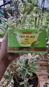 ชาเขียวBOH  Pure Green Tea 50ซอง X1.5 กรัม (Tea Bags ) มีเรทส่ง