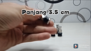 Pentil ban tubeles motor Pentil Tubeless besi pendek 2 pcs