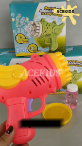 Mainan Anak Bubble Gun Gelembung Sabun Tembakan Gelembung