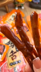 【比比赞】鸭舌头温 州特产香辣卤味 熟食下酒菜开袋即食休闲小零食 4g