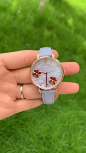 [Promo] Jam Tangan Wanita FS ES4814 / ES 4814 Jacqueline Three-Hand Lavender Original Garansi 2TH