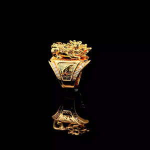 N1156 Nhẫn nam phong thủy thiết kế hình con TỲ HƯƠU sang trọng cao cấp JOJO