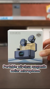 【Pro Max Mic】Mikrofon Nirkabel Lavalier Mic Portabel Audio Video Pembuatan Rekaman Wireless Microphone HP Clip On 2 Mic Untuk IPhone Android Kamera Komputer Laptop Live Vlog Video Recording Game Mobile YouTube Interview TikTok