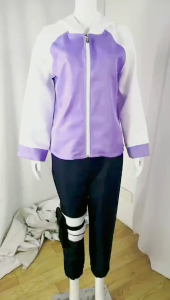 Anime Hyuga Hinata Shippuden Generation Jacket Pants Cosplay Costumes Party Uniform Suit