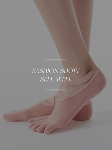 Sports socks back cross boat socks non-slip dance comfortable sweat-absorbing breathable