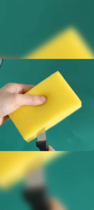 Double-Layer Multipurpose Cleaning Sponge - Heavy Duty Scouring Pad with Durable Absorbent Surface