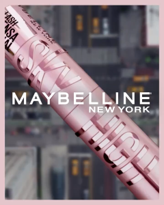 Maybelline Sky High Black Mascara Waterproof Maskara| Maskara Eye Makeup Black Smudgeproof Panjang Tebal Tahan 24 Jam