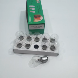 Hộp 10 Bóng Đèn Phanh Đèn Thắng Ô Tô Chân Cài 2 Tóc 24V 21/5W