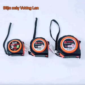 Thước cuộn loban 3m 5m 7.5m Kapusi Japan - Thước mét thước lỗ ban vỏ nhựa bọc cao su cao cấp