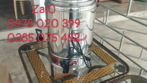 Nồi nấu phở  nấu nước lèo đặt bàn  nồi 55l bằng điện