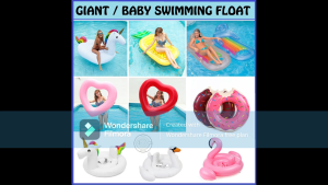 Inflatable Swimming Float Party Floaties Giant Rainbow Pineapple Floating Bed Hammock Donut Baby Flamingo Swan Unicorn Float