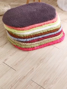 Keset Kaki Bulu Bentuk Lonjong Keset Kaki Anti Slip Lonjong 4W46