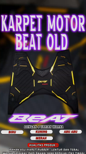 KARPET BEAT FI F1 ESP CBS STREET POP 2012 - 2019 OLD ALAS PIJAKAN KAKI BORDES KARET RUBBER HONDA PNP