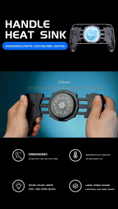 พัดลมระบายความร้อน แบบเครื่องทำความเย็น พร้อมด้ามจับเพิ่มเพื้นที่ให้หน้าจอ ทำให้มีพื้นที่มากขึ้น