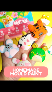 BYJ MR TOYS Mould and Paint with Magnet Animals and Zodiac Signs DIY Craft Kit