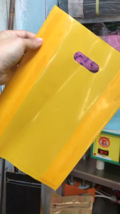 [MÀU VÀNG] - 1KG PE BÓNG DẼO DAI túi gói hàng bóng dai loại tốt