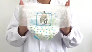 50pcs Soft Baby Diaper Pants Newborn Light Breathable Baby Walking Skin Friendly Diaper random pattern