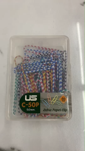 ลวดเสียบจัมโบ้ US รุ่น C-50P แฟนซี ขนาด 50 มม. บรรจุ 50 ตัว/กล่อง | เคแคมปัส เครื่องเขียน