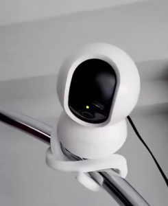 1Pcs White CCTV Adjustable Bracket Tripod With Base Holder Free-Punch Wall Mount For Xiaomi TP-Link