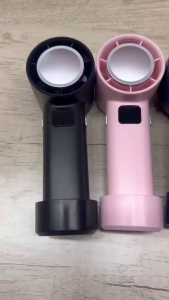 MoyPark Infinite Gear Silent Powerful Wind Portable Mini Handheld Fan With Power Display and Type-C Charging Cable