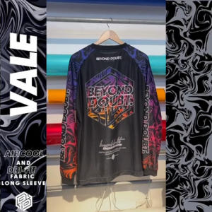 LONG-SLEEVES- "VALE” Design Aircool Moto Jersey BEYOND DOUBT CLOTHING