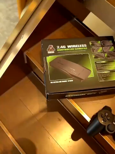 Máy Chơi Game Cầm Tay 4 Nút Kết Nối HDMI Không Dây Tích Hợp 10000 Trò Cổ Điển Mame MD GBA FC PS1 Kèm 2 Tay Cầm