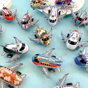 🇲🇾 Premium Box Pack Childrens Cartoon Mini Pull Back Small Plane Airplane Simulation Fighter Model Boy Toys Party Gift