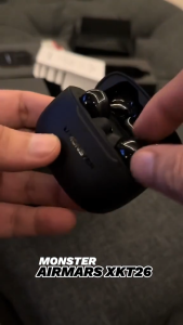 Monster XKT26 Bluetooth headset new music wireless high sound quality noise reduction game low latency in-ear ultra-clear microphone high definition voice call 24 hours long battery life