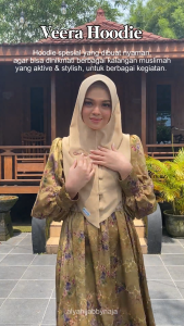 Alya Hijab by Naja - Veera Hoodie - Khimar Dewasa Allsize Polos Softpad