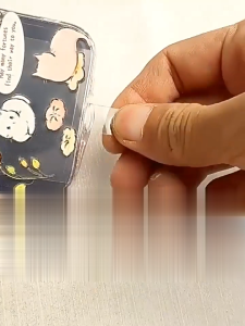 AI-C1106 Cantolan Holder Phone Chain Transparan / Gantungan Casing HP Plastik Mika Bening Universal