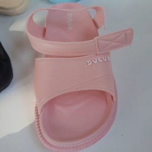 Sandal Selop Anak Perempuan Bahan Karet Motif Polos Berwarna Ada Tali Belakang Lucu Dulux - 548C